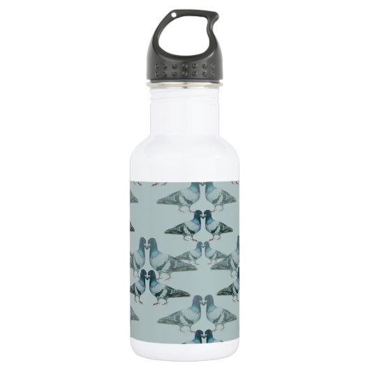 duif waterfles  (Voorkant)