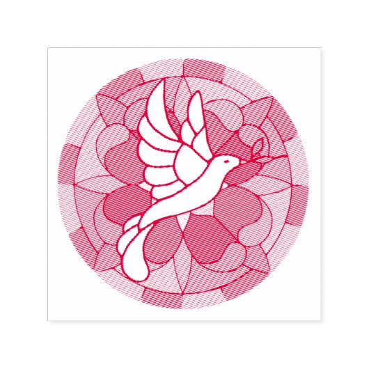 Duif Zelfinktende Stempel (Design)