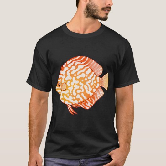 Duifbloed Discus Vis T-shirt (Voorkant)