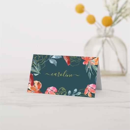 Duifje Blauwe Koral Plaatskaartje (Voorkant)