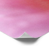 Duifjes op Roze Roze Macro Abstract Poster (Hoek)