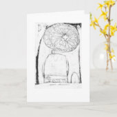 Duifkaart Kaart (Gele Bloem)