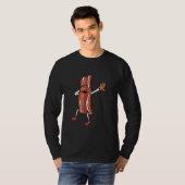 Duifsnede van varkensdabbing Bacon Sunbril Dance T-shirt (Voorkant volledig)