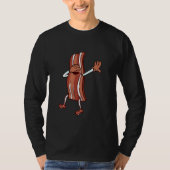 Duifsnede van varkensdabbing Bacon Sunbril Dance T-shirt (Voorkant)
