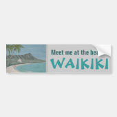 Duifsticker WAIKIKI Bumpersticker (Voorkant)