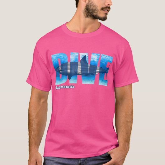 Duik Bali Duiken Snorkelen T-shirt (Voorkant)
