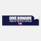 Duik Bonaire Bumpersticker (Voorkant)