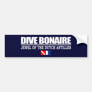 Duik Bonaire Bumpersticker