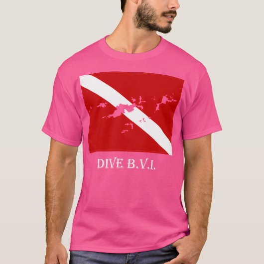 Duik Britse Maagdeneilanden T-shirt (Voorkant)
