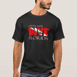 Duik Crystal River Florida Scuba Duiken Snorkelen T-shirt