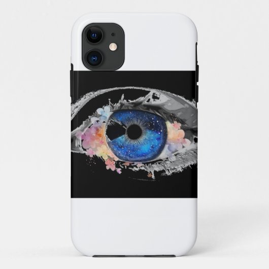 Duik diep met deze verbluffende Eye iPhone Case (Achterkant)
