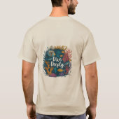 Duik diep - Verken het T-shirt van de diepte. (Achterkant)