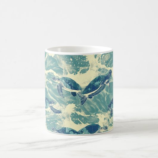 Duik diep - Zee Turtle Coffee Companion Koffiemok (Center)