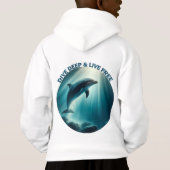 Duik diepe live gratis dolfijn (Achterkant)