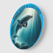 Duik diepe live gratis dolfijn grote klok (Hoek)