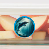 Duik diepe live gratis dolfijn labels (Aangebracht)