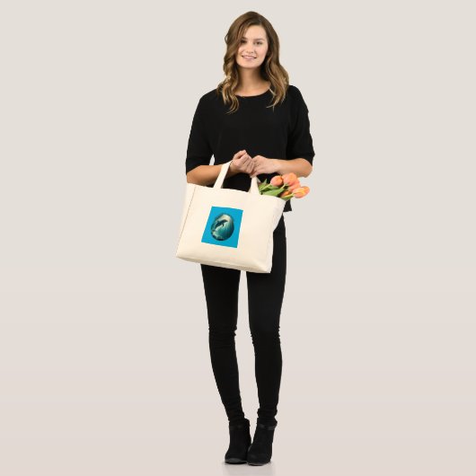 Duik diepe live gratis dolfijn mini tote bag (Voorkant (model))