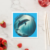 Duik diepe live gratis dolfijn servet (Insitu)