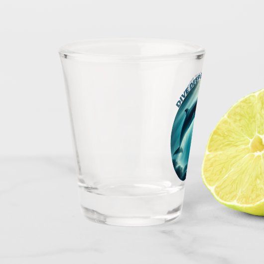 Duik diepe live gratis dolfijn shot glas (Links)
