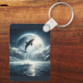 Duik diepe live gratis dolfijn sleutelhanger (Achterkant)