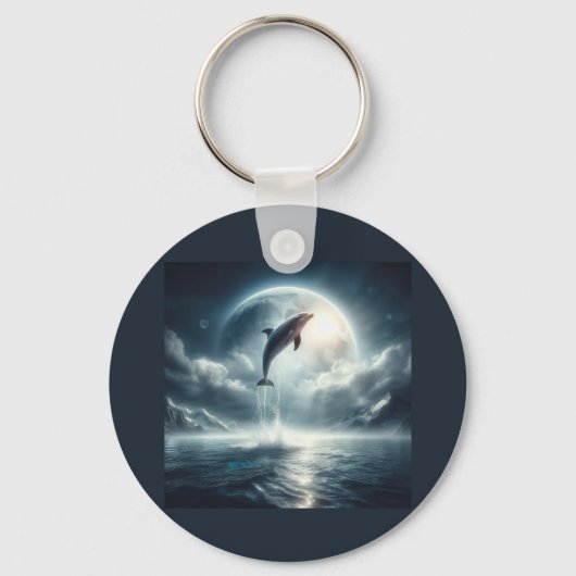 Duik diepe live gratis dolfijn sleutelhanger (Achterkant)