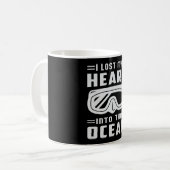 Duik Duiker Duiken Grappig Duiken Zee Gift Idee Koffiemok (Voorkant links)