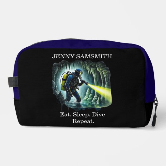 Duik hard: Ocean Adventures Await! Toilettasje (Voorkant)