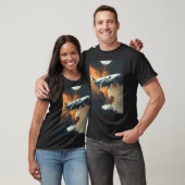 Duik hoog t-shirt (Unisex)