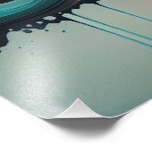 Duik in de betoverende diepten van een onderwater foto afdruk (Hoek)