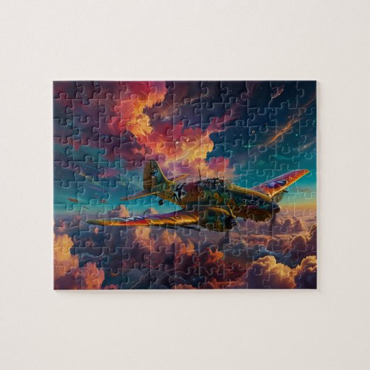 Duik in de geschiedenis: Junkers Ju 87 German Figh Legpuzzel (Horizontaal)