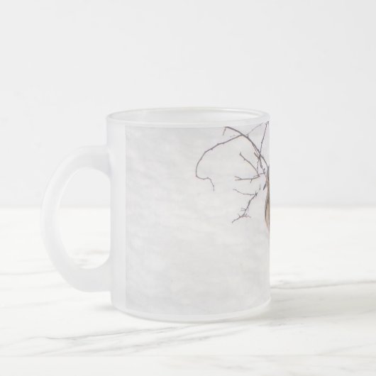 Duik in de sneeuw Mok (Links)