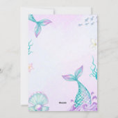 Duik in de uitnodiging voor de vijfde verjaardag v (Achterkant)