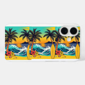 Duik in de zomer met levendige strandvibes! Case-Mate iPhone case (Achterkant (horizontaal))