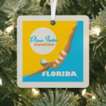 Duik in de zon | Florida Metalen Ornament<br><div class="desc">Anderson Design Group is een bekroonde illustratie- en ontwerpfirma in Nashville,  Tennessee. Oprichter Joel Anderson leidt een team van getalenteerde artiesten naar creëer originele poster kunst die lijkt op klassieke  prints van de jaren 20 tot de jaren 60.</div>