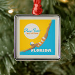 Duik in de zon | Florida Metalen Ornament<br><div class="desc">Anderson Design Group is een bekroonde illustratie- en ontwerpfirma in Nashville,  Tennessee. Oprichter Joel Anderson leidt een team van getalenteerde artiesten naar creëer originele poster kunst die lijkt op klassieke  prints van de jaren 20 tot de jaren 60.</div>