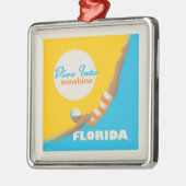 Duik in de zon | Florida Metalen Ornament (Links)