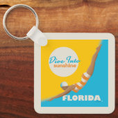 Duik in de zon | Florida Sleutelhanger (Voorkant)
