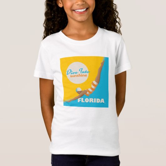 Duik in de zon | Florida T-shirt (Voorkant)