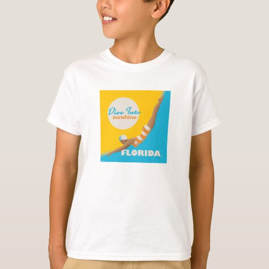 Duik in de zon | Florida T-shirt (Voorkant)