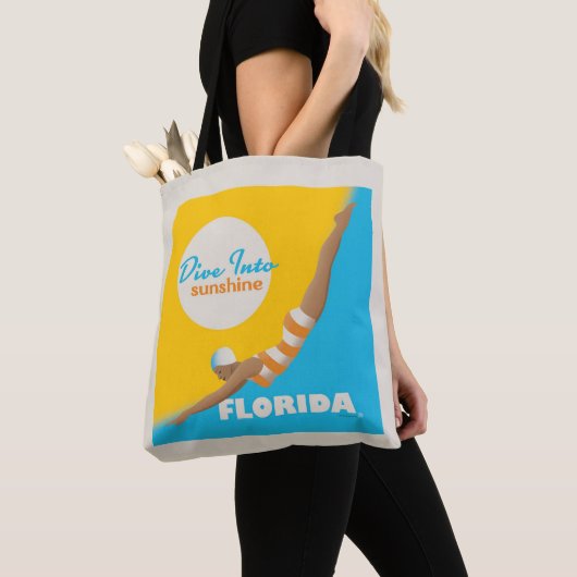 Duik in de zon | Florida Tote Bag (Dichtbij)