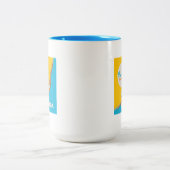 Duik in de zon | Florida Tweekleurige Koffiemok (Center)