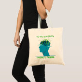 Duik in duurzaamheid tote bag (Voorkant (product))