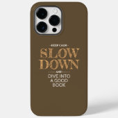 Duik in een goed boek gepersonaliseerd Case-Mate iPhone case (Achterkant)