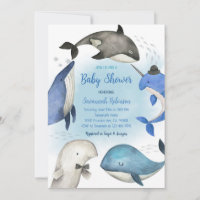 Duik in een onderwateravonturen baby shower