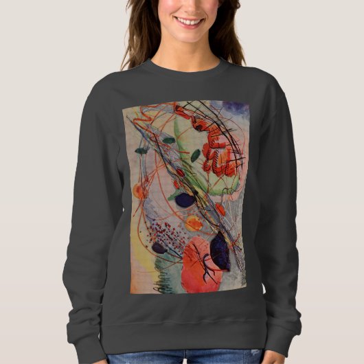 Duik in Emotie: Aquarel Symfonie van Kandinsky Trui (Voorkant)
