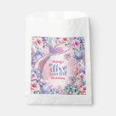 Duik in Five Flower Glitter Mermaid Tail Bedankzakje (Voorkant)