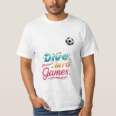 Duik in games. t-shirt (Voorkant)