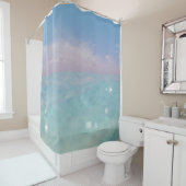 Duik in het Caribisch Zee 3 Douchegordijn (In situ)