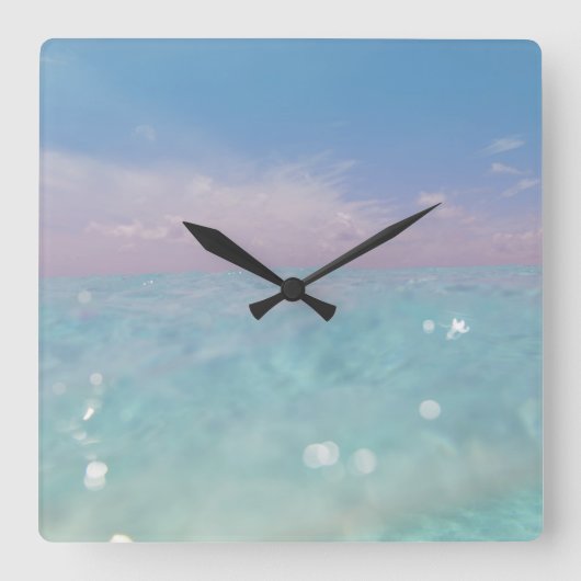 Duik in het Caribisch Zee 3 Vierkante Klok (Voorkant)
