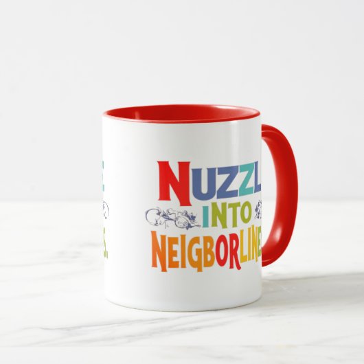 Duik in nabuurschap mok (Voorkant rechts)